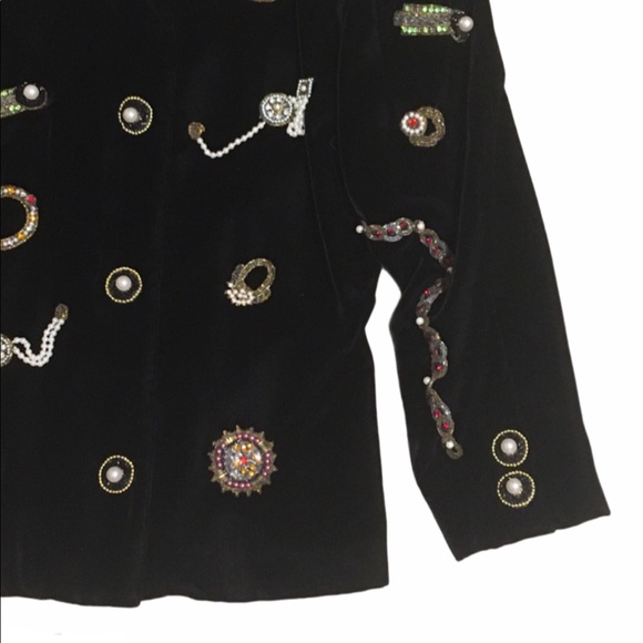 Vintage Nannell Button Up Sweater Size 8 - Picture 8 of 10